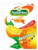 картинка Натурино пастилки с вит и натуральным соком апельсин 60г