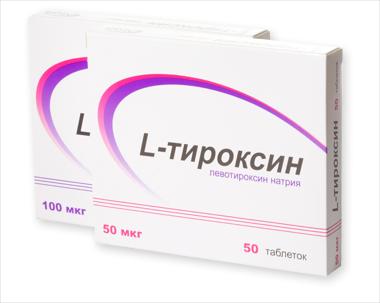 картинка L-Тироксин таб. 100мкг №50
