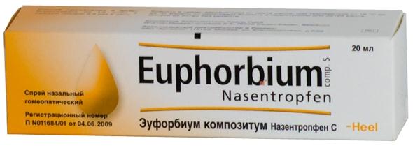 Эуфорбиум композитум назентропфен С спрей наз. 20мл - Интернет-аптека .