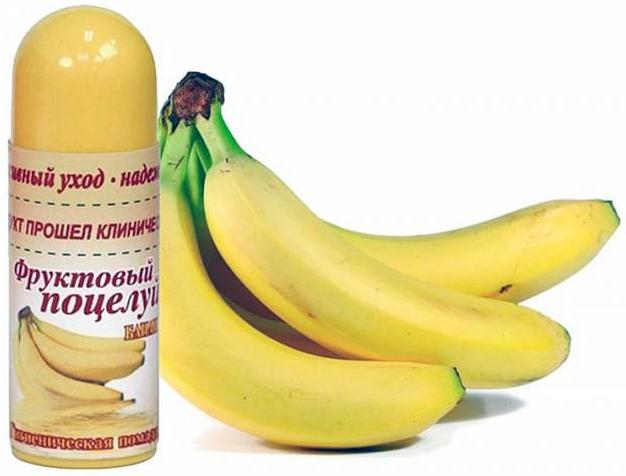 картинка Помада гигиеническая Фруктовый поцелуй 3,5г банан