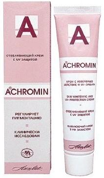 картинка Ахромин/achromin крем отбеливающий с уф-защитой 45мл