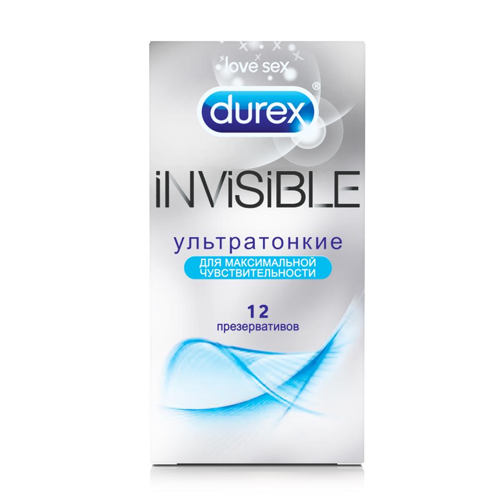 картинка Презервативы Дюрекс/Durex инвизибл ультратонкие №12