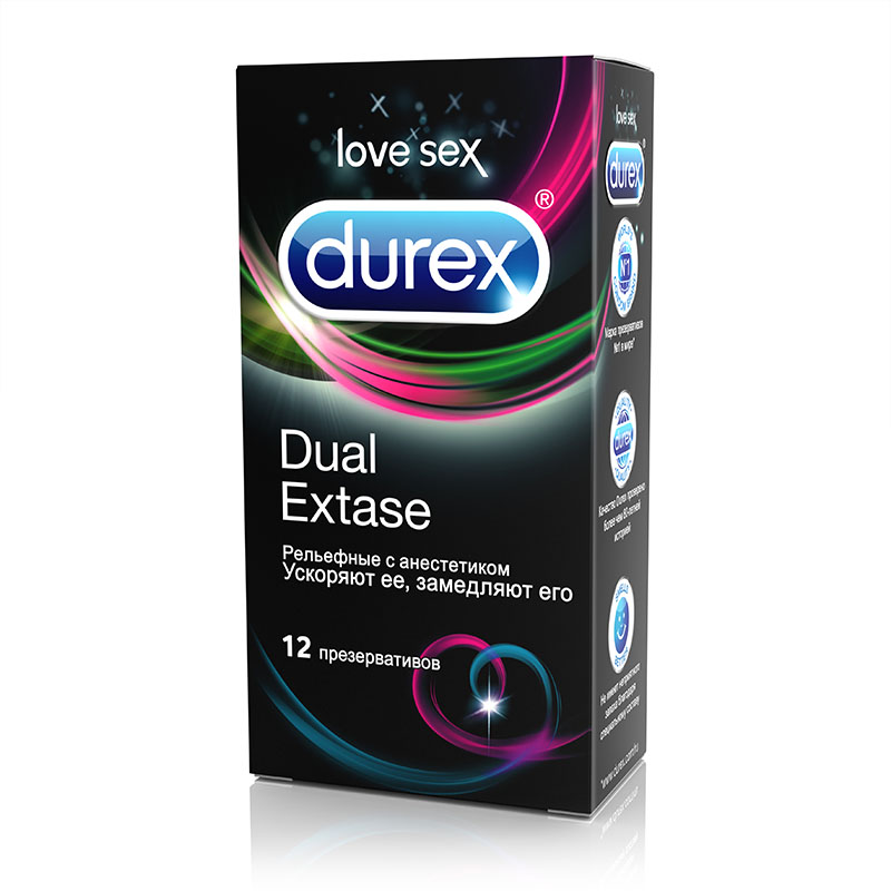 картинка Презервативы Дюрекс/Durex двойной экстаз №12